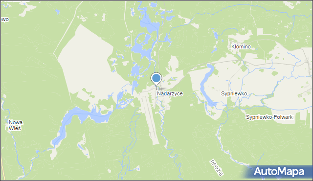 mapa Nadarzyce, Nadarzyce gmina Jastrowie na mapie Targeo