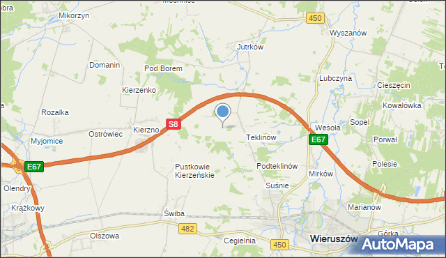 mapa Nawrotów, Nawrotów na mapie Targeo