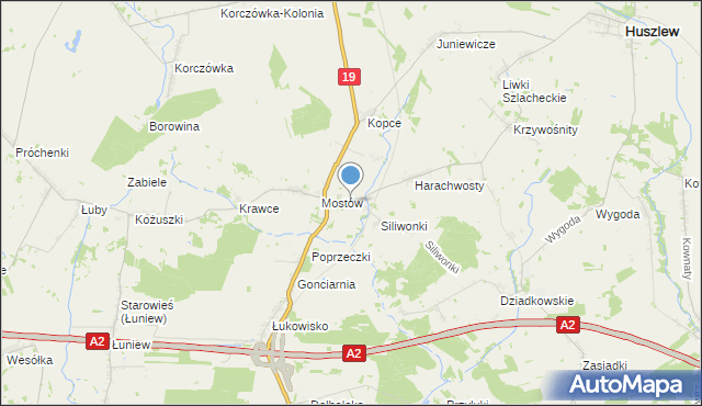 mapa Nieznanki, Nieznanki na mapie Targeo