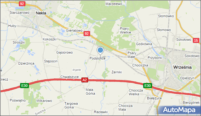 mapa Opatówko, Opatówko na mapie Targeo