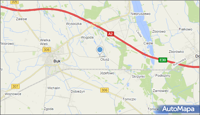 mapa Otusz, Otusz na mapie Targeo