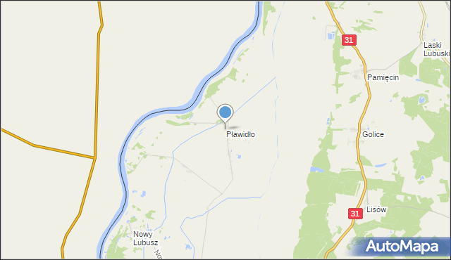 mapa Pławidło, Pławidło na mapie Targeo