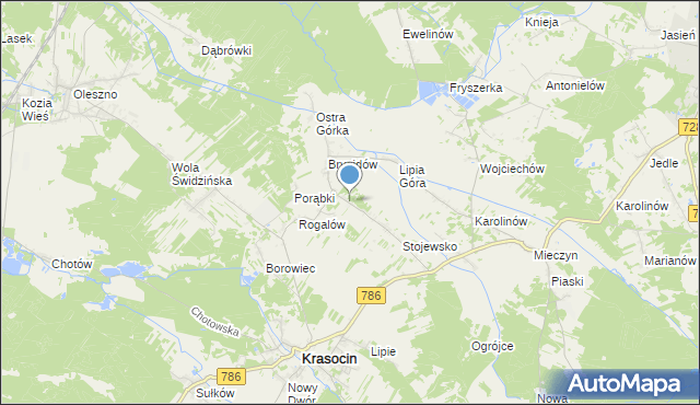 mapa Podlesko, Podlesko na mapie Targeo