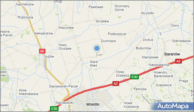 mapa Podoryszew, Podoryszew na mapie Targeo