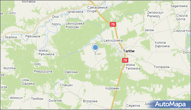 mapa Potoczek-Kolonia, Potoczek-Kolonia na mapie Targeo