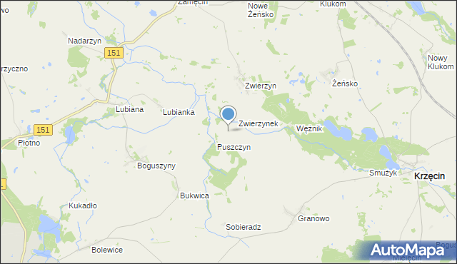 mapa Potoczna, Potoczna na mapie Targeo