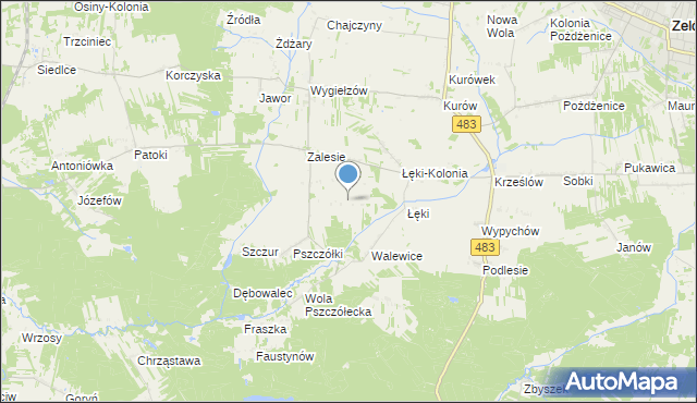 mapa Przecznia, Przecznia na mapie Targeo