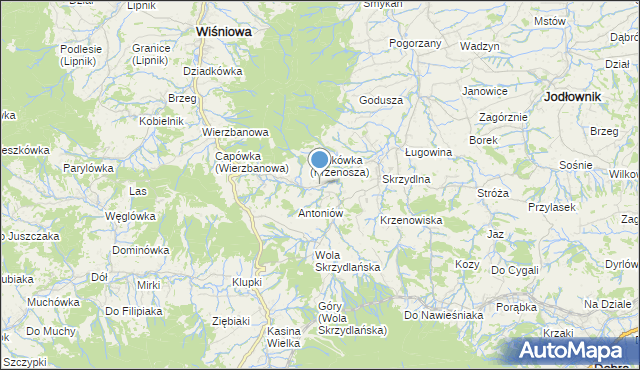 mapa Przenosza, Przenosza na mapie Targeo