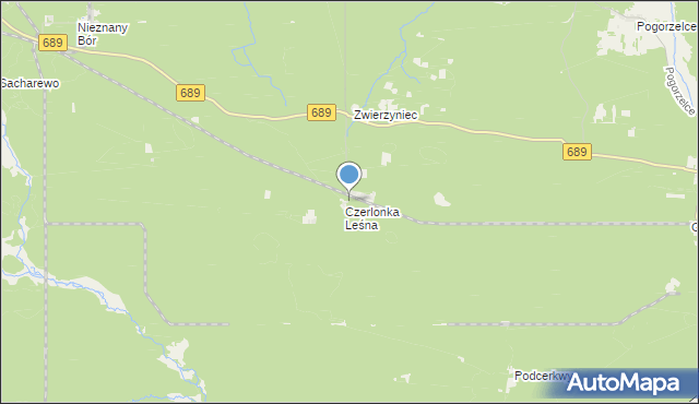 mapa Przewłoka, Przewłoka gmina Białowieża na mapie Targeo