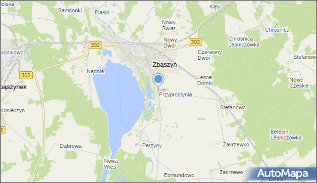 mapa Przyprostynia, Przyprostynia na mapie Targeo