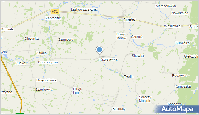 mapa Przystawka, Przystawka na mapie Targeo