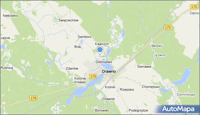 mapa Pszczewko, Pszczewko na mapie Targeo