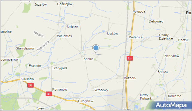 mapa Raciborów, Raciborów gmina Krotoszyn na mapie Targeo
