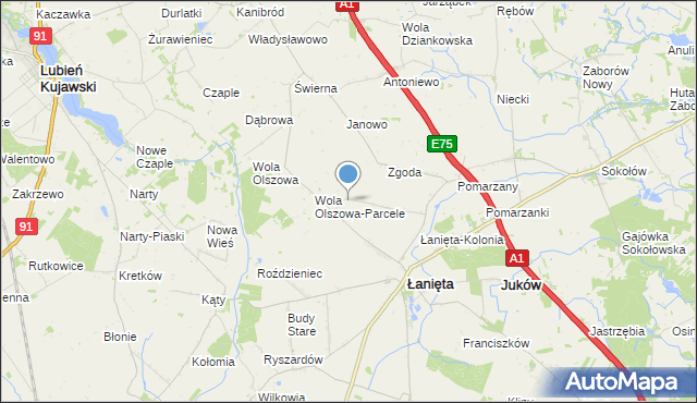 mapa Rajmundów, Rajmundów na mapie Targeo