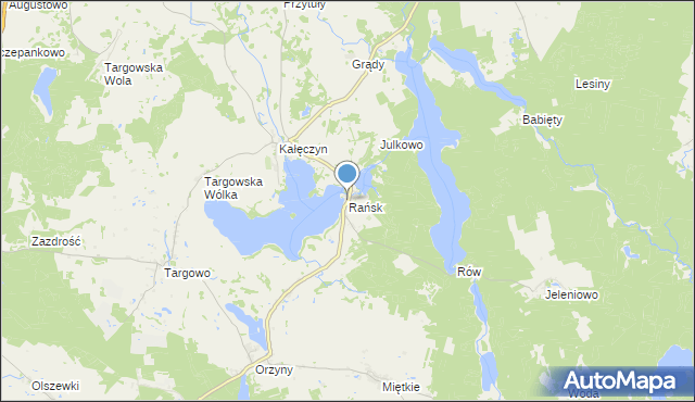 mapa Rańsk, Rańsk na mapie Targeo