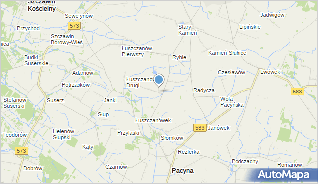 mapa Robertów, Robertów na mapie Targeo