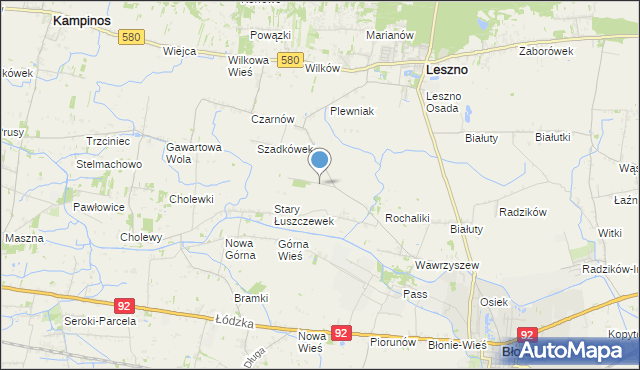 mapa Rochale, Rochale na mapie Targeo