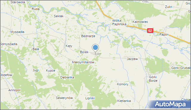 mapa Rowiska, Rowiska na mapie Targeo