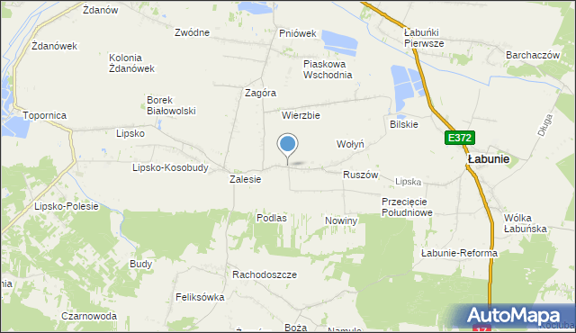 mapa Ruszów-Kolonia, Ruszów-Kolonia na mapie Targeo