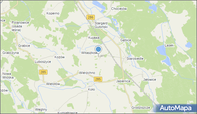 mapa Sieńsk, Sieńsk na mapie Targeo