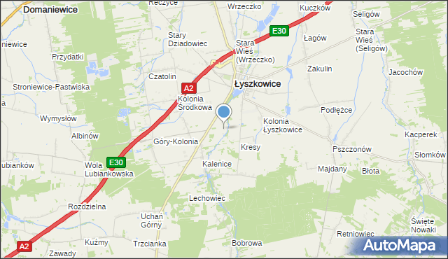 mapa Sierakowskie, Sierakowskie na mapie Targeo