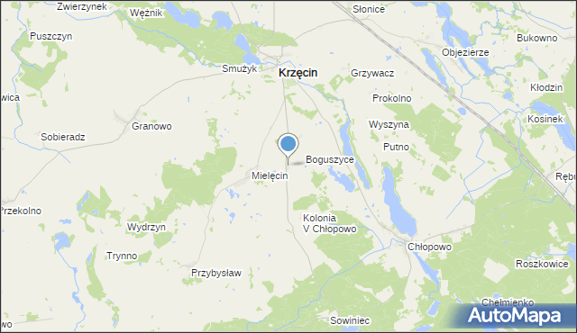 mapa Sierosławiec, Sierosławiec na mapie Targeo