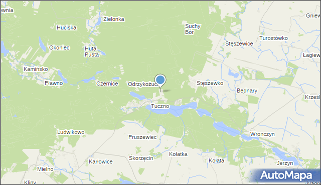 mapa Siodłowo, Siodłowo na mapie Targeo