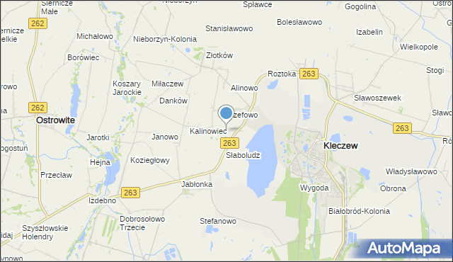 mapa Słaboludz-Kolonia, Słaboludz-Kolonia na mapie Targeo