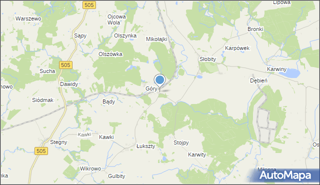 mapa Słobity-Stacja, Słobity-Stacja na mapie Targeo