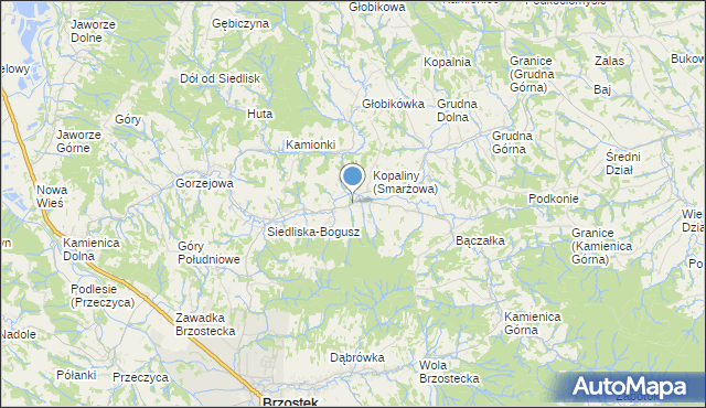 mapa Smarżowa, Smarżowa na mapie Targeo