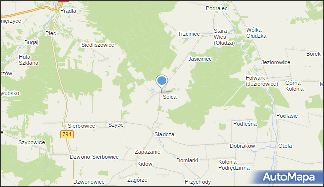 mapa Solca, Solca na mapie Targeo