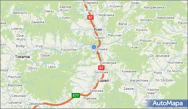 mapa Spórne, Spórne na mapie Targeo