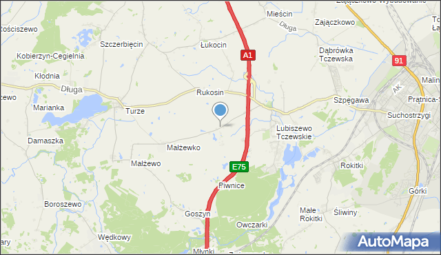 mapa Stanisławie-Wybudowanie, Stanisławie-Wybudowanie na mapie Targeo