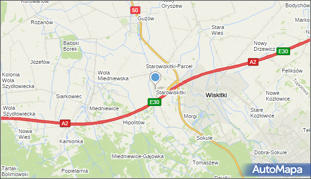 mapa Starowiskitki, Starowiskitki na mapie Targeo