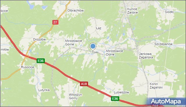 mapa Stawnik, Stawnik na mapie Targeo