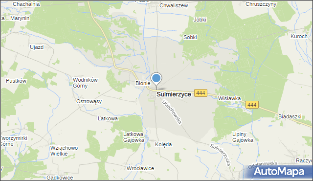 mapa Sulmierzyce, Sulmierzyce powiat krotoszyński na mapie Targeo
