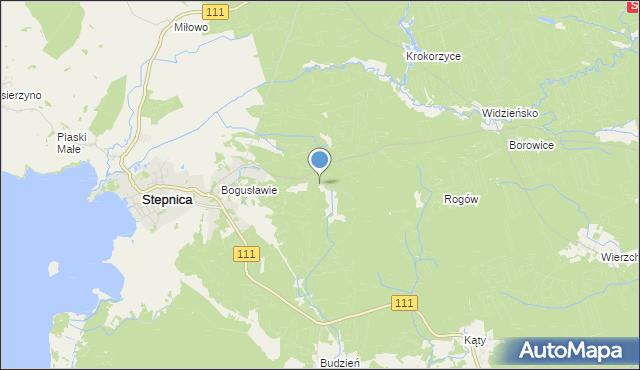 mapa Świbno, Świbno na mapie Targeo