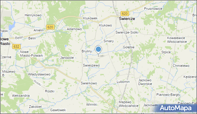 mapa Świeszewko, Świeszewko na mapie Targeo