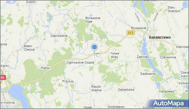 mapa Szczecinki, Szczecinki na mapie Targeo