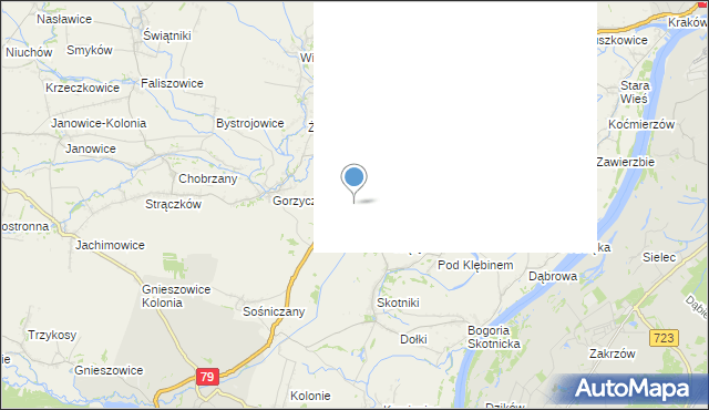 mapa Szewce, Szewce gmina Samborzec na mapie Targeo