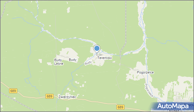 mapa Teremiski, Teremiski na mapie Targeo