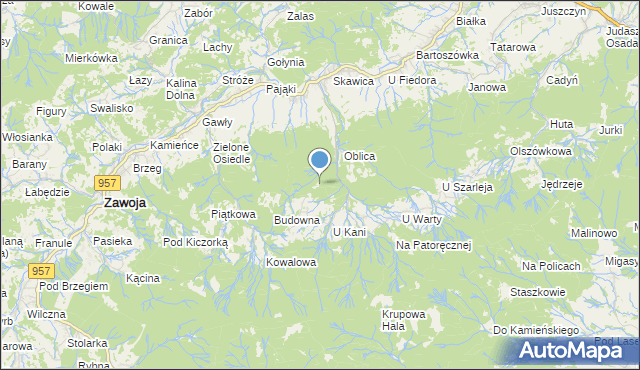 mapa Tokarniak, Tokarniak na mapie Targeo