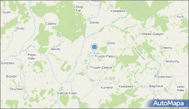 mapa Truszki-Patory, Truszki-Patory na mapie Targeo