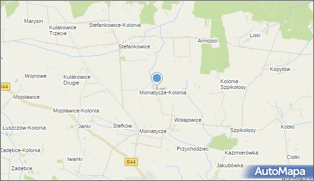 mapa Turkołówka, Turkołówka na mapie Targeo