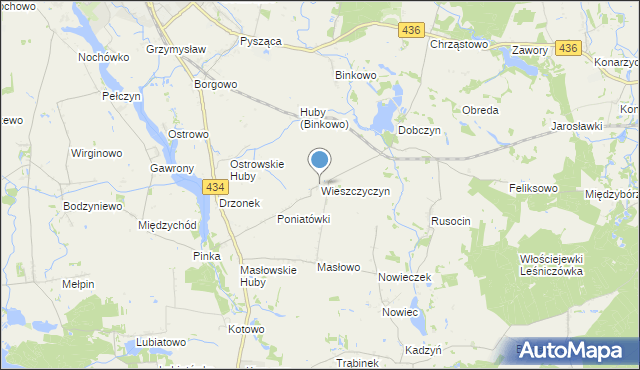 mapa Wieszczyczyn, Wieszczyczyn na mapie Targeo