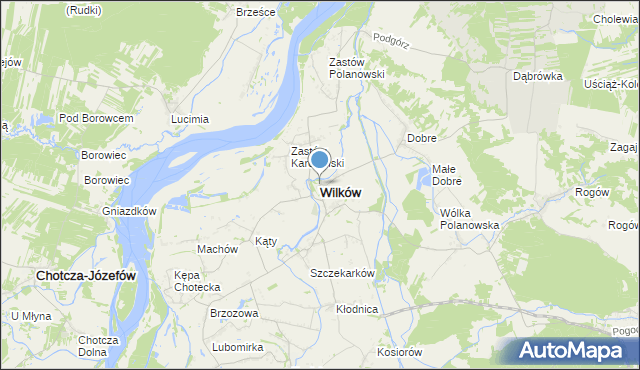 mapa Wilków, Wilków powiat opolski na mapie Targeo