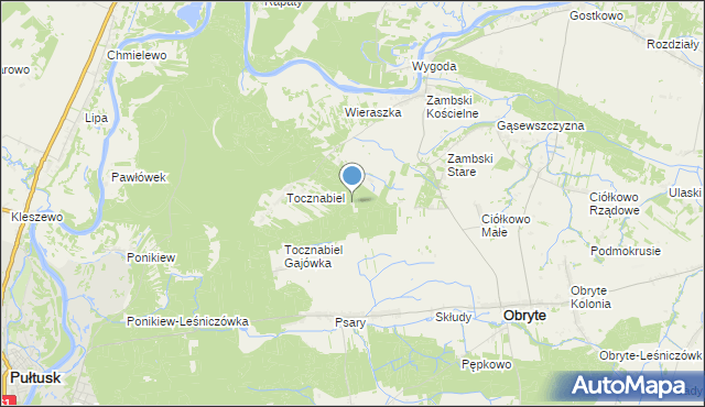 mapa Wzgórze-Leśniczówka, Wzgórze-Leśniczówka na mapie Targeo