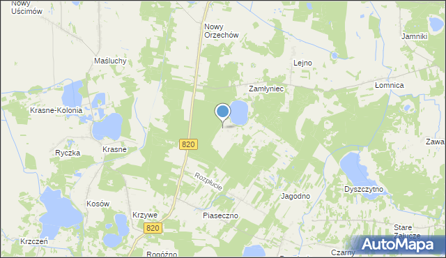 mapa Zagłębocze, Zagłębocze na mapie Targeo