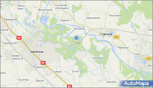 mapa Zakrzów-Kotowice, Zakrzów-Kotowice na mapie Targeo