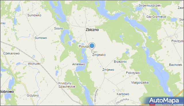 mapa Żmijewko, Żmijewko na mapie Targeo